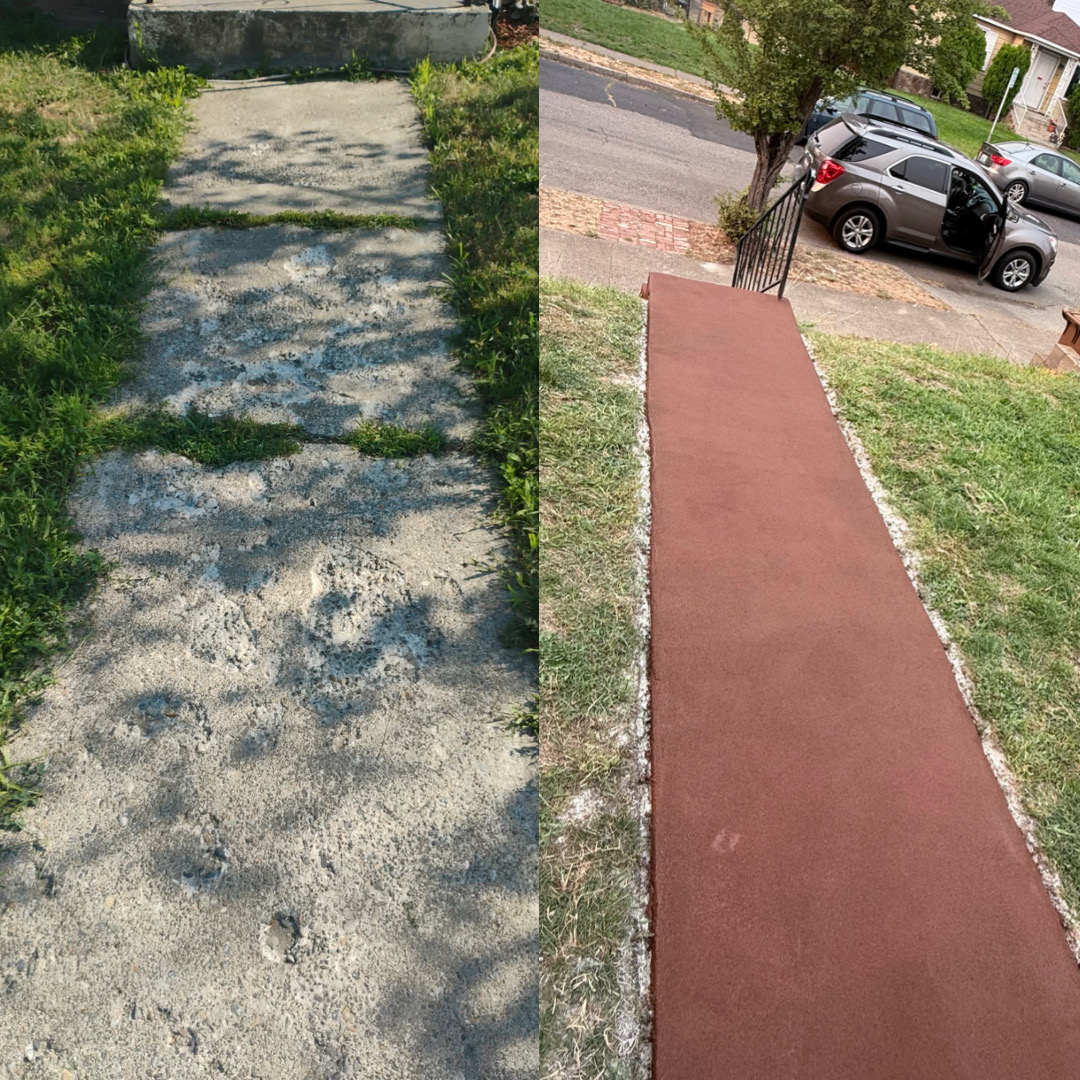 Crumbling Walkway → Sealed